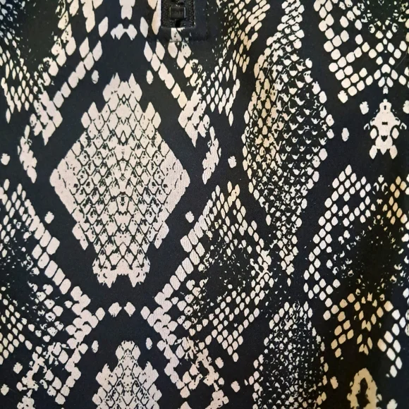 Goldbergh Luxury Sports Linda Snake Print Layer Top Large EUC